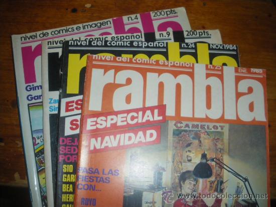 C&oacute;mics: RAMBLA. NUMEROS 4 9 24 Y 25. - Foto 1