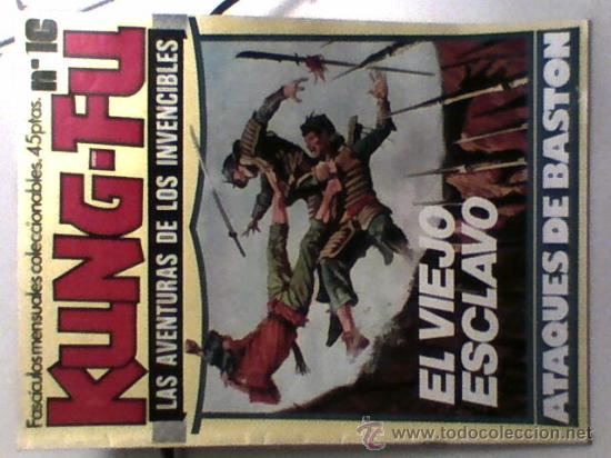C&oacute;mics: Kung fu Las aventuras de los invencibles, tebeo 1976 1&ordm; edicion n&ordm; 16
