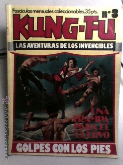 C&oacute;mics: Tebeo comic Kung fu las aventuras de los invencibles primera edicion 1976 n&ordm;3