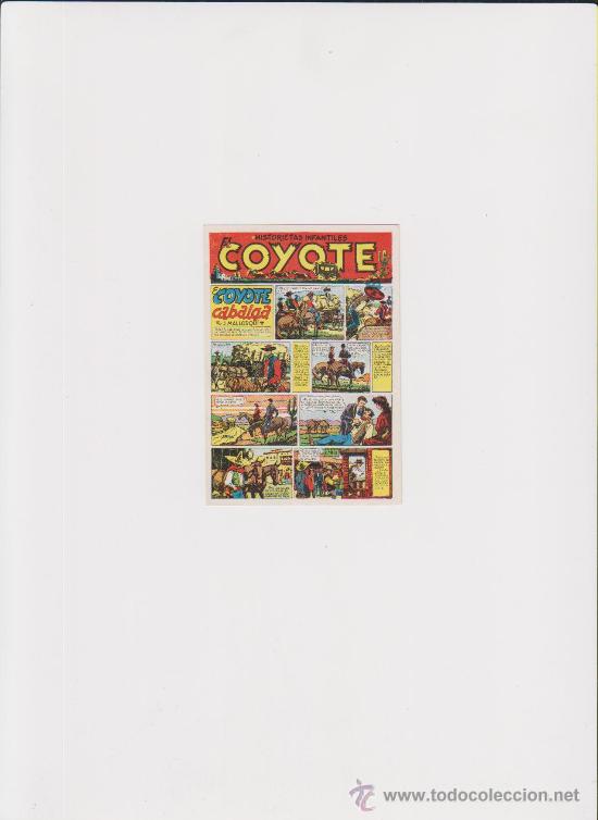 C&oacute;mics: PROPAGANDA DE LA APARICION DEL TEBEO  EL COYOTE - Foto 1