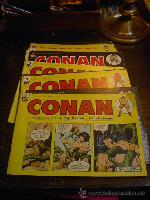 C&oacute;mics: Conan. Roy Thomas, John Buscema, numeros 1 al 12. 12 comics, Planeta Agostini - Foto 1