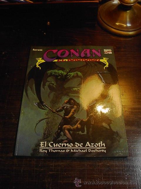 C&oacute;mics: Conan el barbaro, Conan: el cuerno de Azoth, Roy Thomas, Forum, Michael Docherty - Foto 1