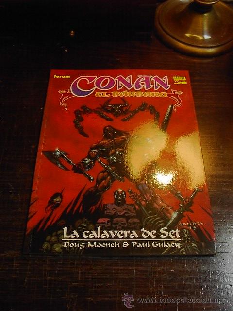 C&oacute;mics: Conan el barbaro, Conan. La calavera de Set, Doug Moench, Paul Gulacy - Foto 1