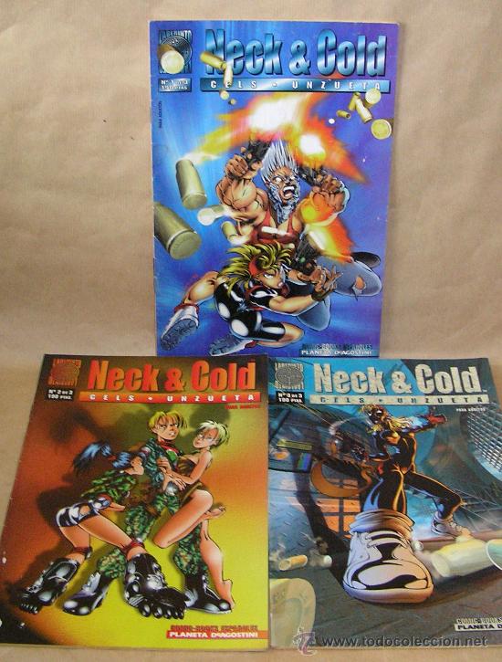 C&oacute;mics: NECK & COLD 1 2 3 COMPLETA &ndash; Cels Pi&ntilde;ol - Ed PLANETA a&ntilde;o 1996, LABERINTO - Foto 1