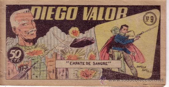 C&oacute;mics: DIEGO VALOR N&ordm; 9  - ORIGINAL - EDICOLOR 1954 - Foto 1