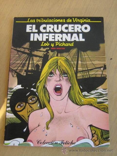 C&oacute;mics: distrinovel coleccion fetiche  n&ordm; 4  las tribulaciones de virginia. el crucero infernal de pichard