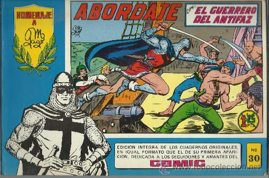 Comics : TOMO N&ordm; 30 DEL GUERRERO DEL ANTIFAZ CON 7 CUADERNOS