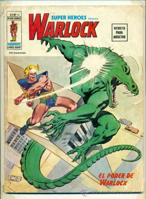 C&oacute;mics: WARLOCK V.2 - N&ordm; 16 - SUPER HEROES MUNDI COMICS VERTICE 1974 - Foto 1