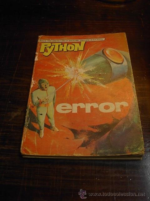 C&oacute;mics: Python, a&ntilde;o II, junio 1970, n&ordm; 9, Error - Foto 1