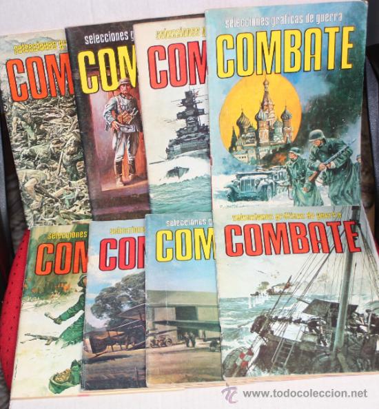 C&oacute;mics: SELECCIONES GRAFICAS DE GUERRA : COMBATE .-    OCHO numeros - Foto 1
