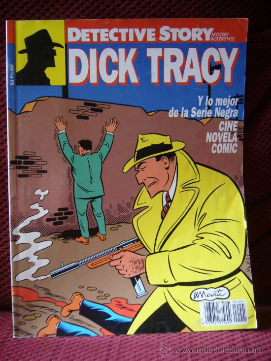 C&oacute;mics: &rdquo;DETECTIVE SRORY N&ordm; 5&rdquo; DICK TRACY. 1&ordf; EDICION 1.990. - Foto 1