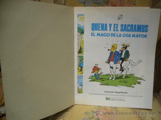 C&oacute;mics: QUENA Y EL SACRAMUS. &rdquo;EL MAGO DE LA OSA MAYOR&rdquo;. 1.979. - Foto 2