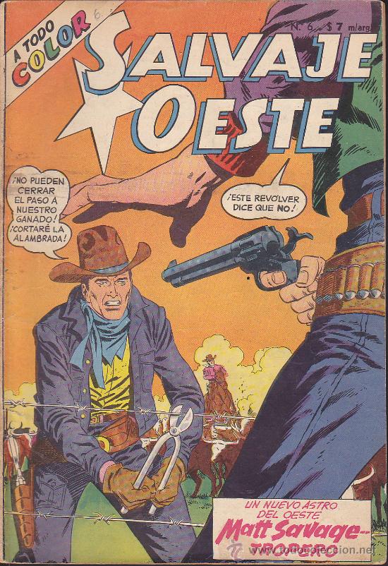 C&oacute;mics: COMIC SALVAJE OESTE N&ordm; 7 EDICIONES MUCHNIK REPUBLICA ARGENTINA - Foto 1