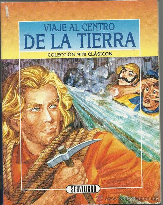 C&oacute;mics: Viaje al centro de la Tierra Colecci&oacute;n Minicl&aacute;sicos. Servilibro. 1994. C&oacute;mic y texto - Foto 1