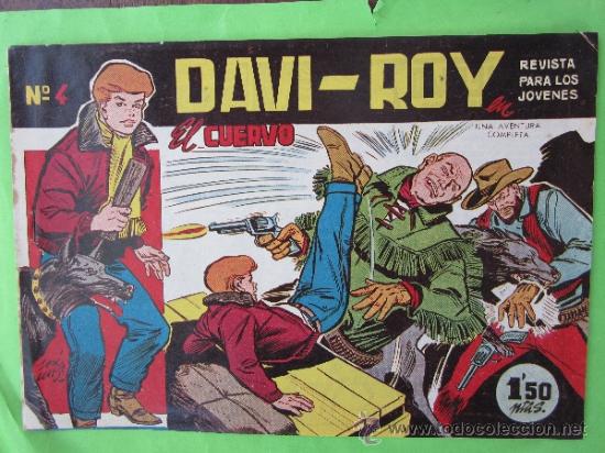 C&oacute;mics: DAVi - ROY N.4 ORIGINAL ,SIN ABRIR ,EDITORIAL CREO 1959 - Foto 1