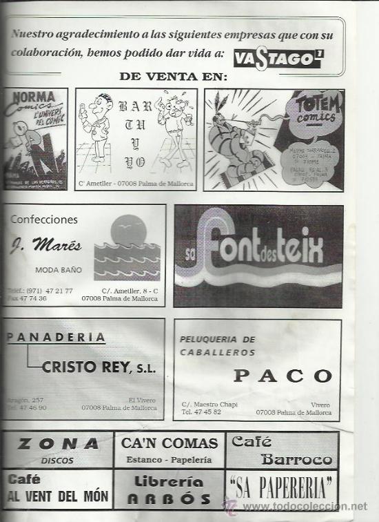 C&oacute;mics: VASTAGO ( AUTOEDICION )1985 N&ordm;.1 - Foto 2