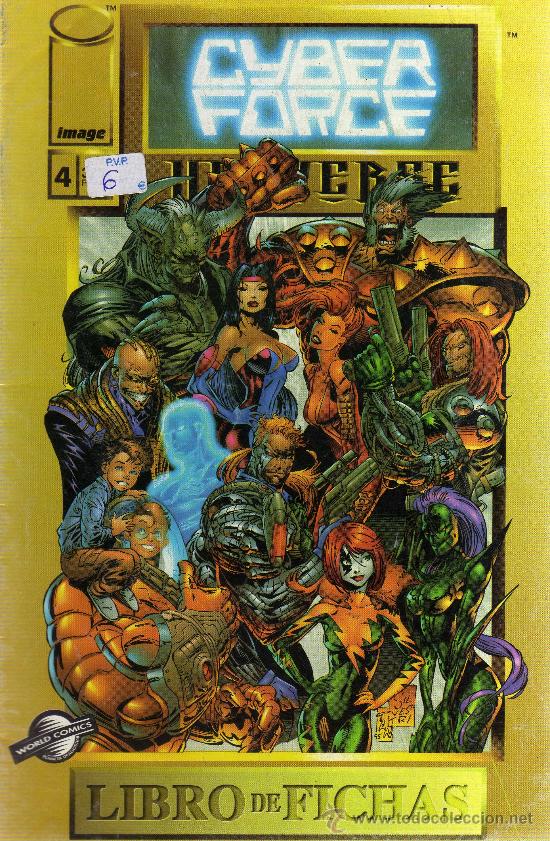 C&oacute;mics: Cyber Force Libro de fichas (Image) - CJ4 - Foto 1