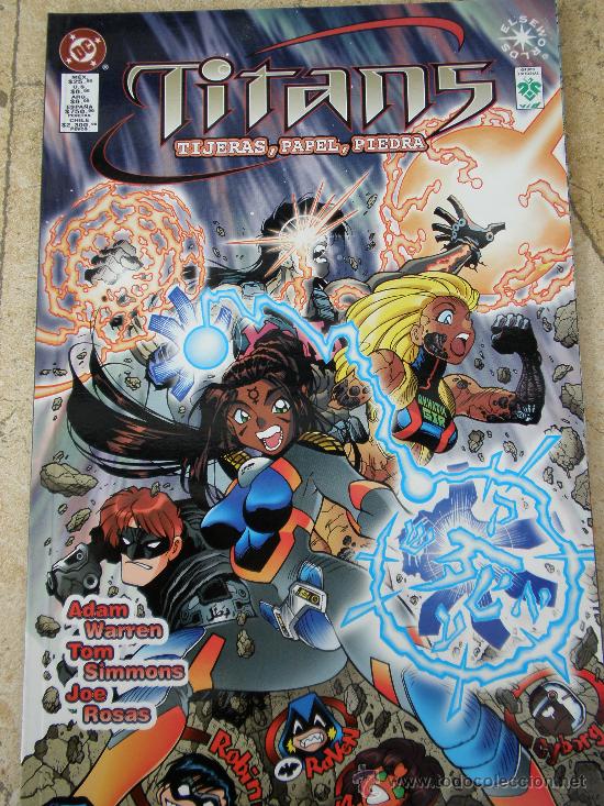 C&oacute;mics: TITANS : TIJERAS, PAPEL , PIEDRA. EDITORIAL VID - Foto 1