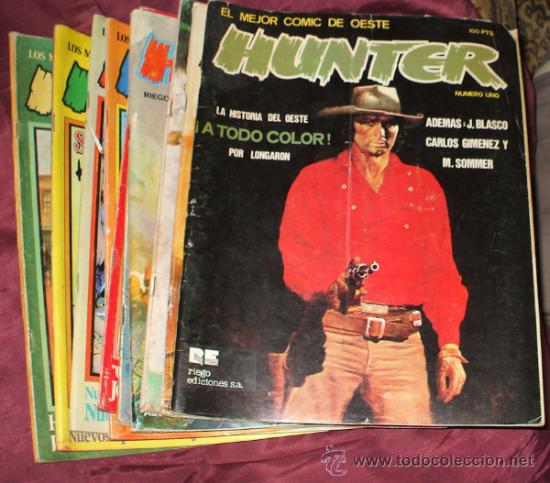 C&oacute;mics: COLECCION CASI COMPLETA COMICS HUNTER (FALTA EL NUMERO 3) - Foto 1