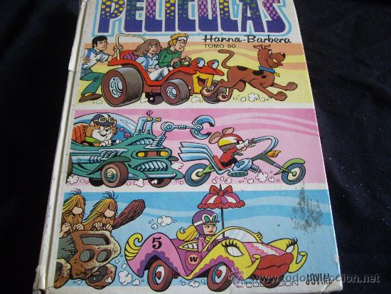 C&oacute;mics: PELICULAS HANNA BARBERA-COCHES LOCOS Y SCCOBY DOO-325 PAGS TAPA DURA