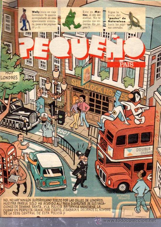 Comics : PEQUE&Ntilde;O PAIS, ALVARO MAURO, HOY LONDRES