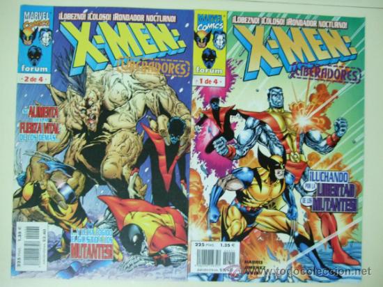 C&oacute;mics: LOTE 4 C&Oacute;MICS X- MEN LIBERADORES - COLECCI&Oacute;N COMPLETA - MARVEL COMICS FORUM - Foto 1