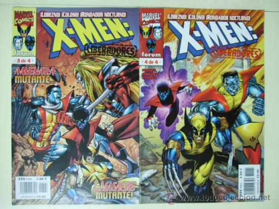 C&oacute;mics: LOTE 4 C&Oacute;MICS X- MEN LIBERADORES - COLECCI&Oacute;N COMPLETA - MARVEL COMICS FORUM - Foto 2