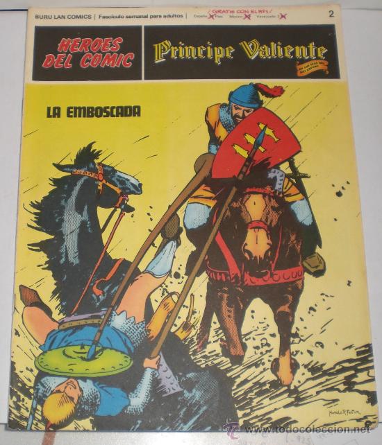 C&oacute;mics: PRINCIPE VALIENTE N&ordm; 2 - HEORES DEL COMIC - BURULAN EDICIONES 1972 - Foto 1