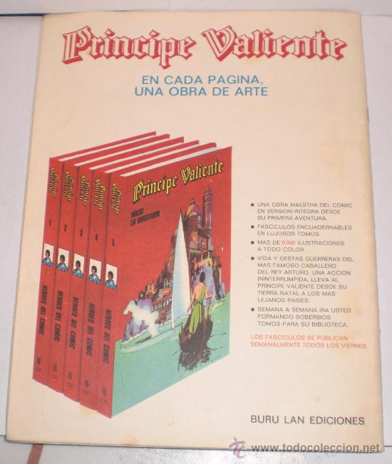 C&oacute;mics: PRINCIPE VALIENTE N&ordm; 2 - HEORES DEL COMIC - BURULAN EDICIONES 1972 - Foto 3