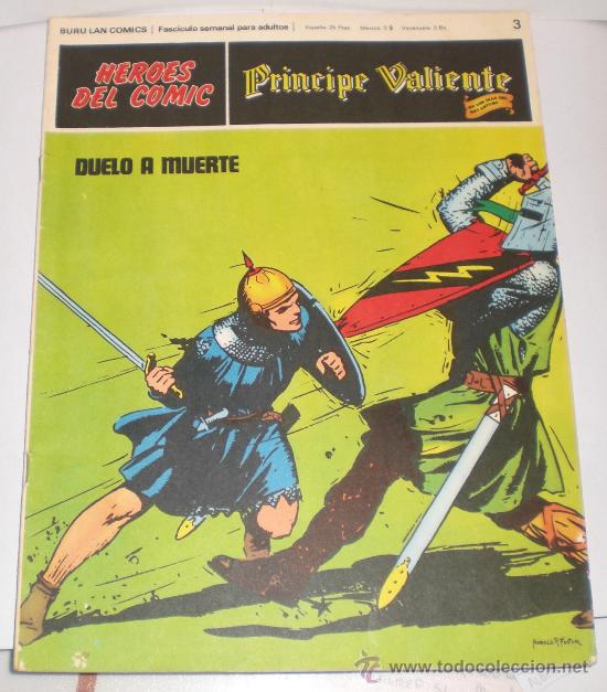 C&oacute;mics: PRINCIPE VALIENTE N&ordm; 3 - HEORES DEL COMIC - BURULAN EDICIONES 1972 - Foto 1