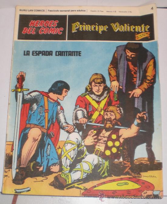 C&oacute;mics: PRINCIPE VALIENTE N&ordm; 4 - HEORES DEL COMIC - BURULAN EDICIONES 1972 - Foto 1