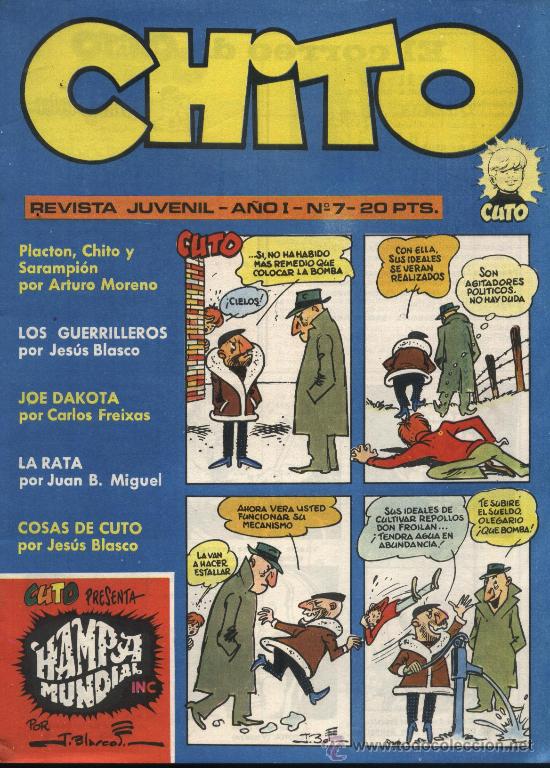 C&oacute;mics: Chito - a&ntilde;o 1, n&ordm; 7 - 1974 (Revista Juvenil) - Foto 1
