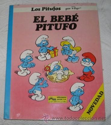 C&oacute;mics: LOS PITUFOS, EL BEB&Eacute; PITUFO, ED. JUNIOR, DE 1985 - Foto 1
