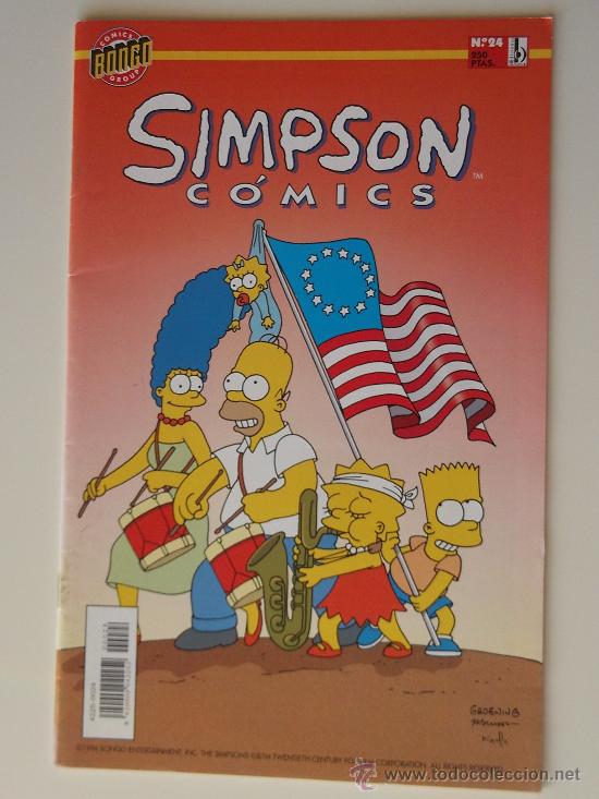 C&oacute;mics: COMIC NUMERO 24 BONGO + NUMERO 1 DE HOMEY SIMPSON - Foto 1