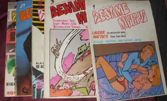C&oacute;mics: LOTE DE 5 COMICS BESAME MUCHO NUMERO 1, 3, 14, 29 Y 30