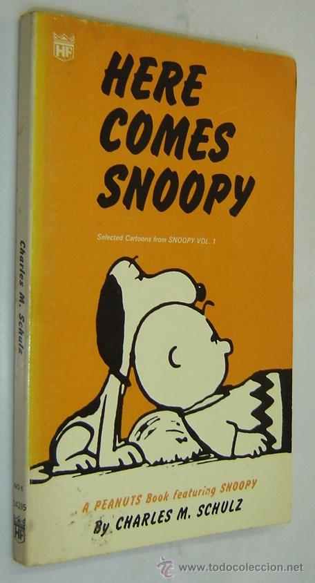 C&oacute;mics: COMIC ANTIGUO-HERE COMES SNOOPY-Selected Cartoons-Charles M.Schulz - a&ntilde;o 1970