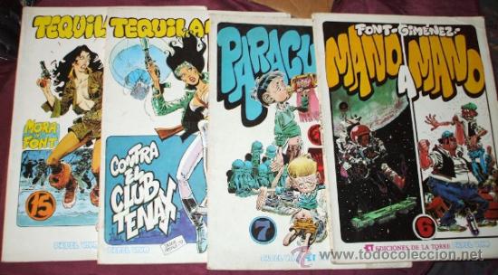 C&oacute;mics: LOTE 4 COMICS PAPEL VIVO NUMEROS 6, 7,11,Y 15 EDICIONES DE LA TORRE