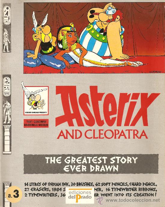 C&oacute;mics: Asterix and cleopatra. Ingl&eacute;s. Ediciones del Prado. - Foto 1