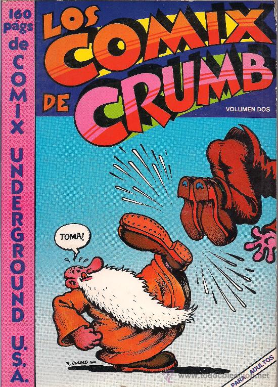 C&oacute;mics: LOS COMIX DE CRUMB VOLUMEN DOS, 160 PAG. DE COMIX UNDERGROUND, USA - Foto 1