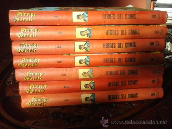 C&oacute;mics: EL PRINCIPE VALIENTE BURULAN 1972. LOS OCHO TOMOS - Foto 1