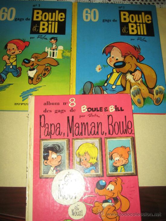 C&oacute;mics: LOTE DE TRES COMICS BOULE ET BILL - ED. FRANCESA - Foto 1