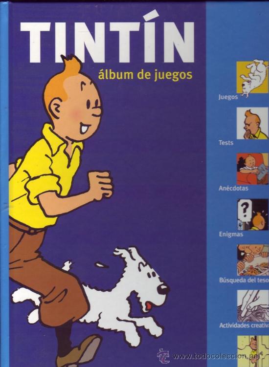 C&oacute;mics: TINTIN. &Aacute;lbum de juegos. Harvey, Guy. Beecroft, Simon. - Foto 1