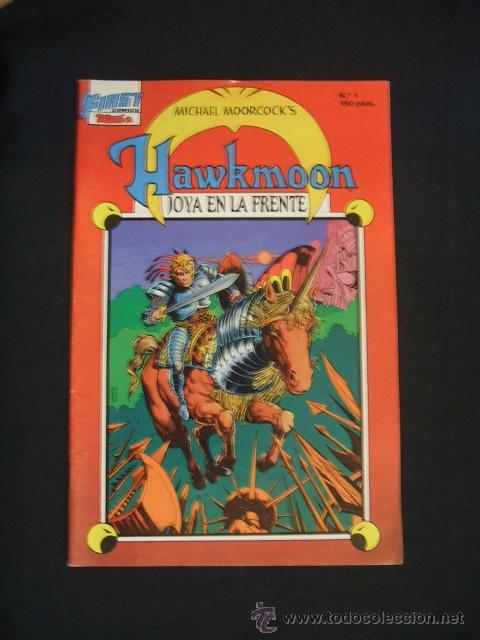 C&oacute;mics: HAWKMOON - JOYA EN LA FRENTE - N&ordm; 1 - FIRST COMICS - TEBEOS S.A. - - Foto 1