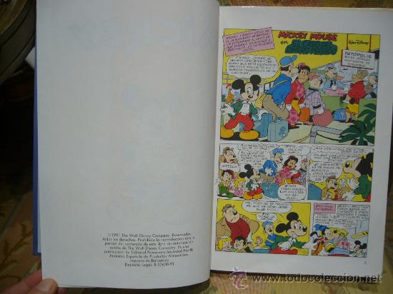 C&oacute;mics: &rdquo;MICKEY&rdquo; DE WALT DISNEY. EDICIONES PRIMAVERA, 1&ordf; EDICION 1.991. - Foto 3
