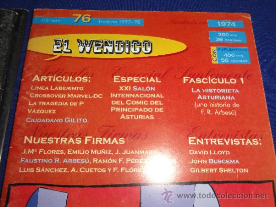 C&oacute;mics: 3 COMICS EL WENDIGO - Foto 5