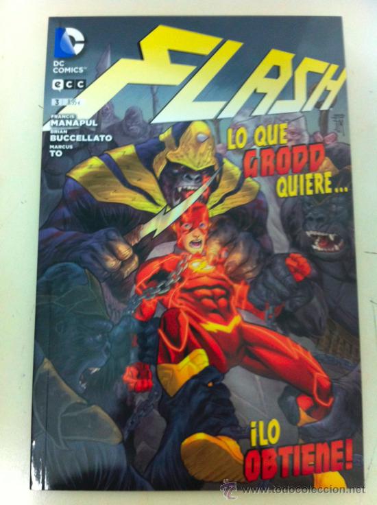 C&oacute;mics: Flash 3. Lo Que Grodd Quiere... &iexcl;Lo Obtiene! (El Nuevo Universo DC) - ECC EDICIONES - Foto 1