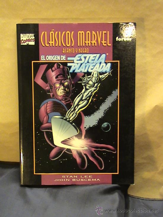 C&oacute;mics: ESTELA PLATEADA  CLASICOS MARVEL EL ORIGEN b/n - Foto 1