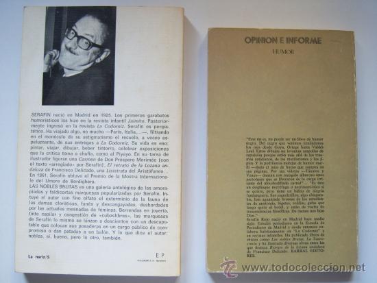 C&oacute;mics: 2 LIBROS de Seraf&iacute;n: &iquest;Por qu&eacute; r&iacute;en las calaveras? + Las nobles brutas. La Codorniz. - Foto 2