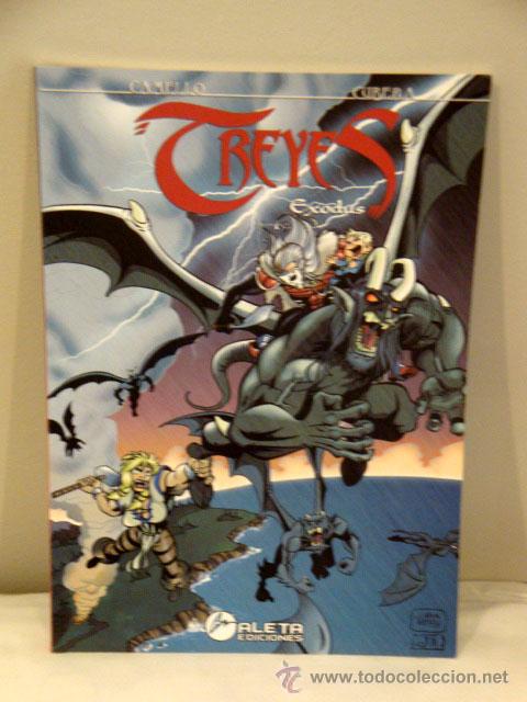 C&oacute;mics: TREYES 2: EXODUS, de CAMELLO Y CUBERA. ALETA EDICIONES - Foto 1