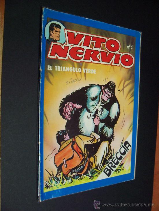 C&oacute;mics: VITO NERVIO - N&ordm; 1 - EL TRIANGULO VERDE / BRECCIA - 1980 - Foto 1